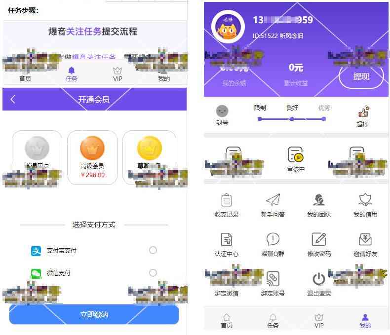 2019新界面霸屏天下抖音快手关注点赞任务悬赏平台源码插图7