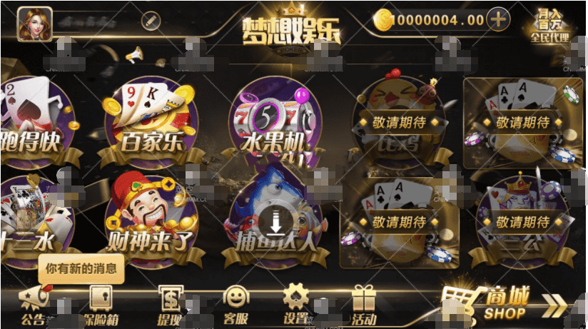 【视频】最新梦想微星最新二开新产品qp组件+游戏丰富插图11