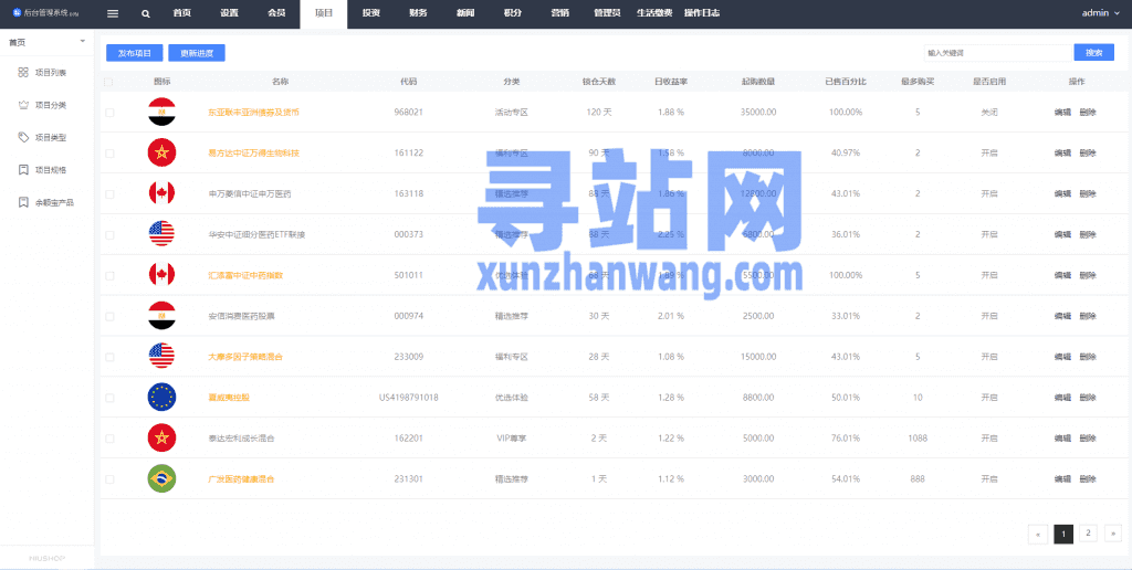 全新项目投资理财系统/投资众筹系统/自带im即时通讯插图39