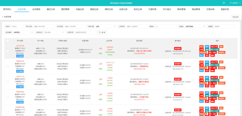 多语言抢单刷单系统/海外刷单源码/分组杀/前端vue插图27